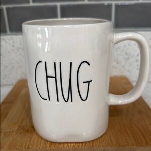 Rae Dunn White Ceramic Mug - CHUG